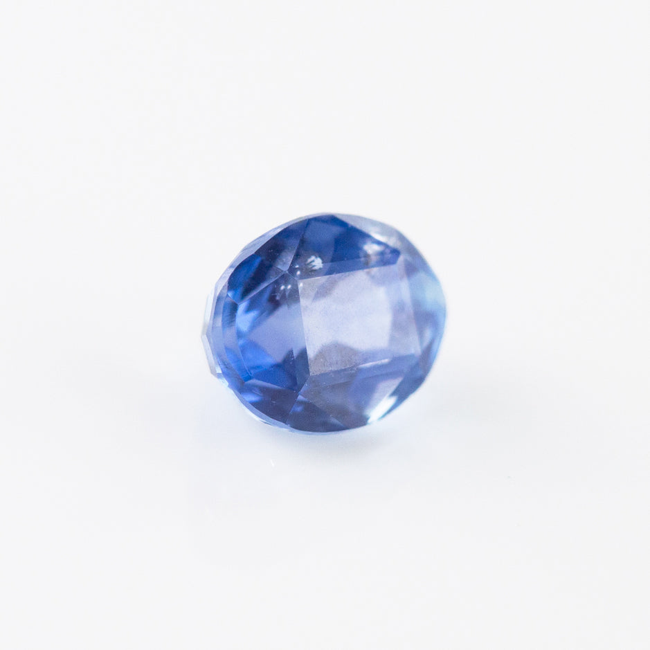 Violet Blue Sapphire Oval 1.24 carat