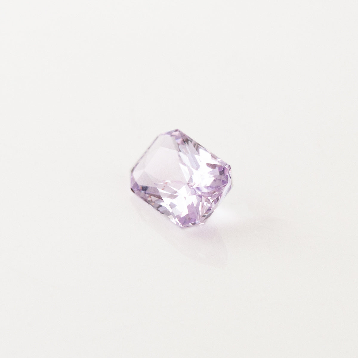 Lilac Pink Sapphire Rectangular cut 1.56 carats