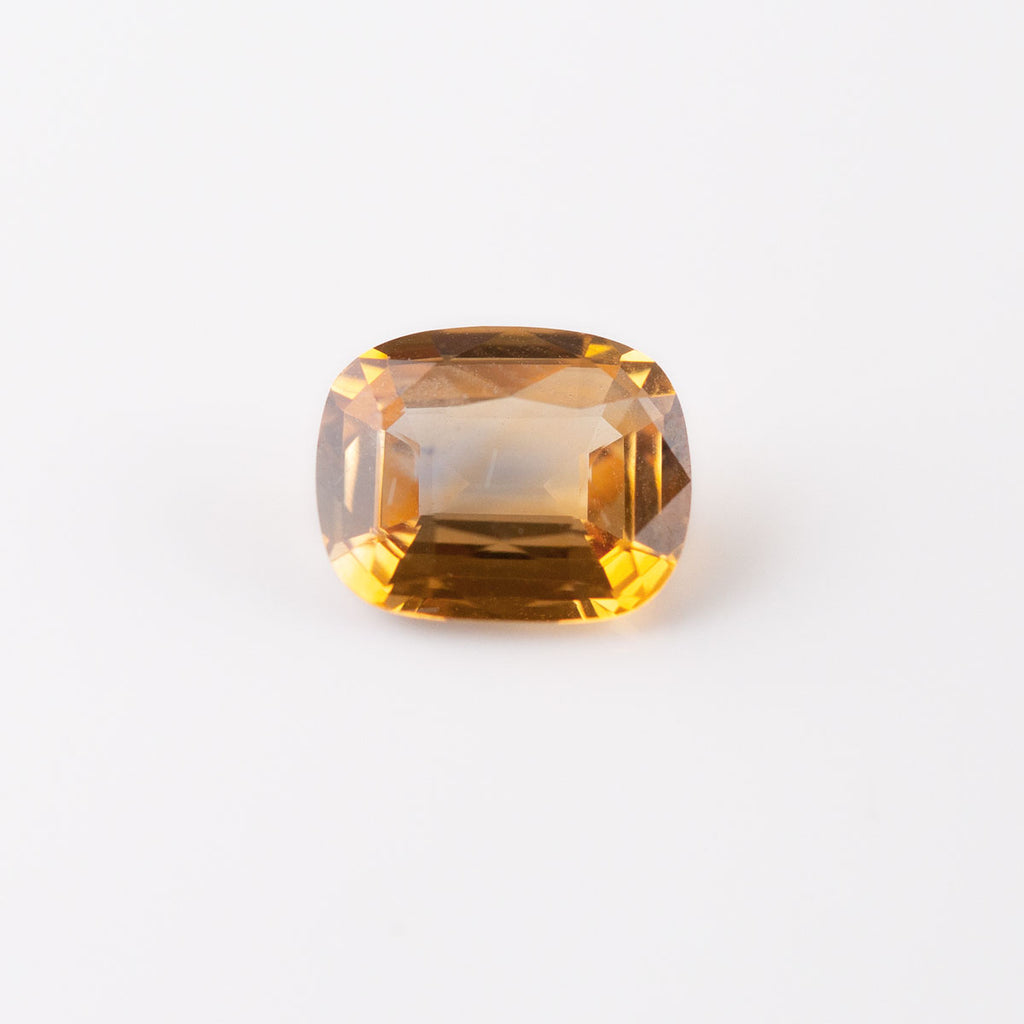 Fiery Yellow Sapphire Rectangular Cushion cut 1.65 carat