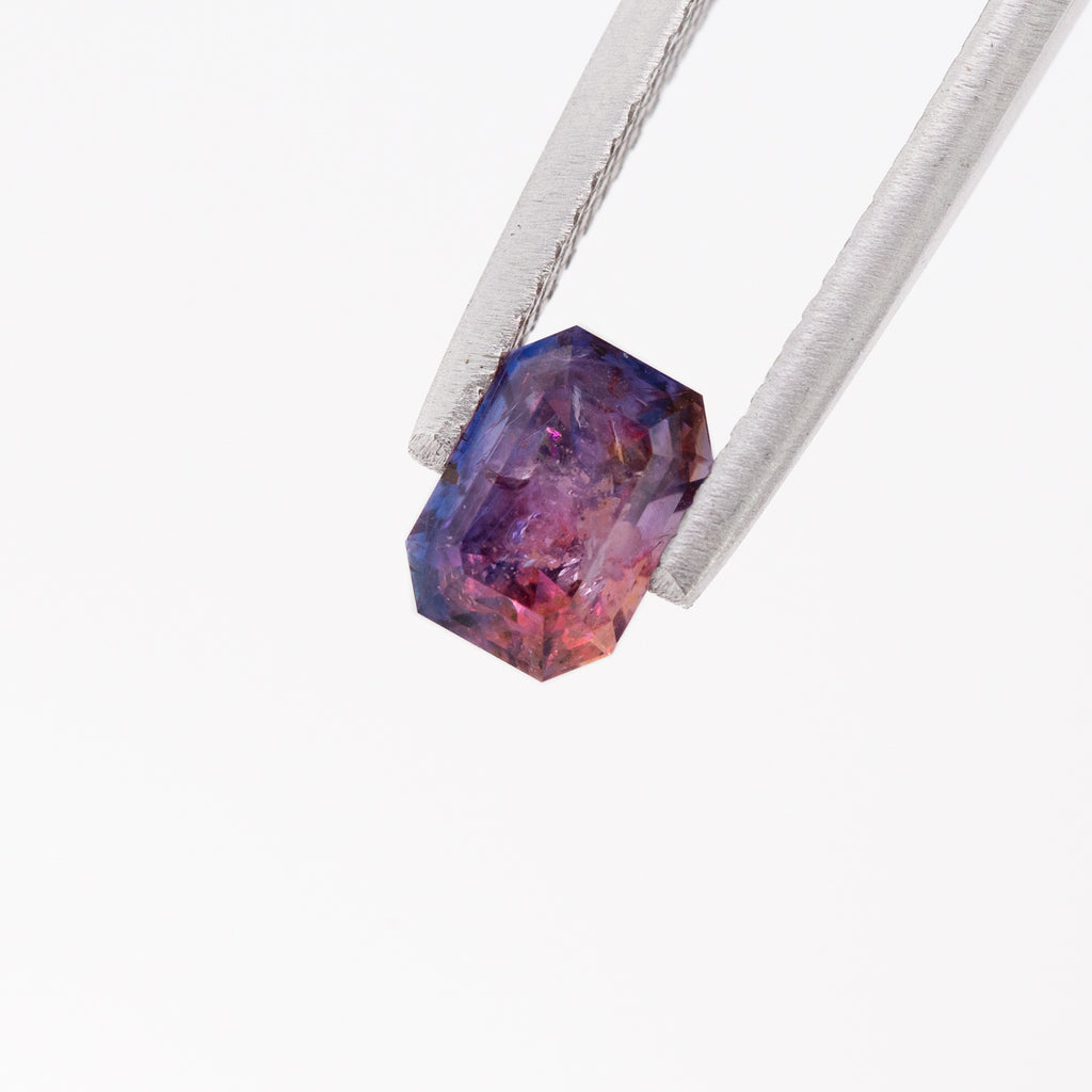 Celestial Bi-Colour Sapphire Octagonal cut 1.67 carats