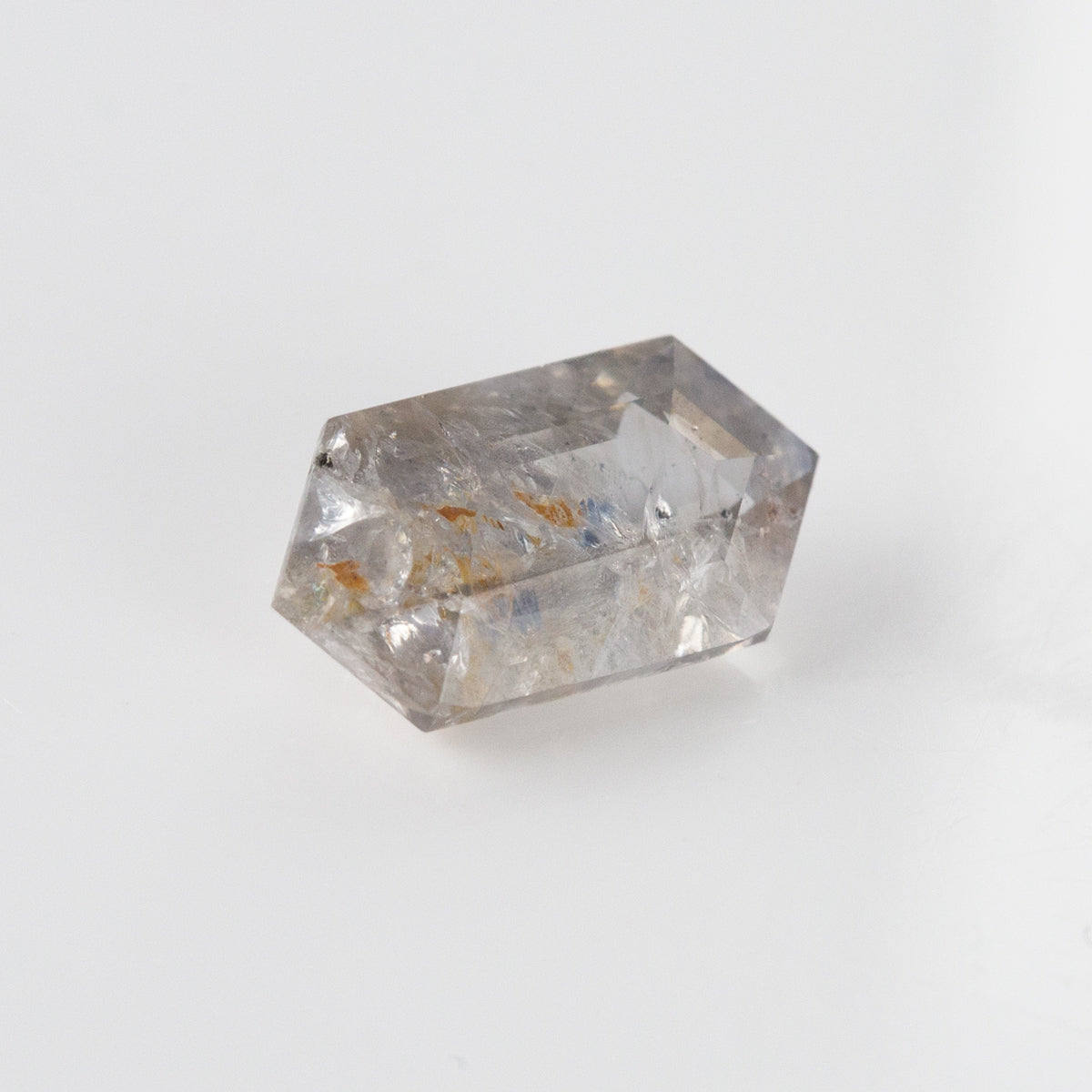 Grey Salt and Pepper Sapphire Hexagonal cut 2.67 carats