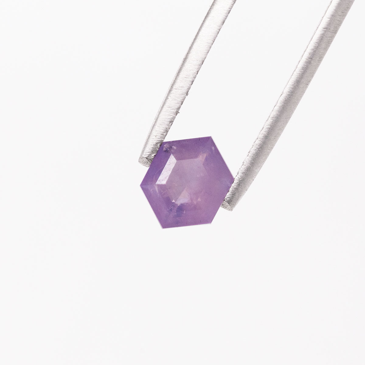 Smokey Purple Pink Sapphire Hexagon 1.21 carats