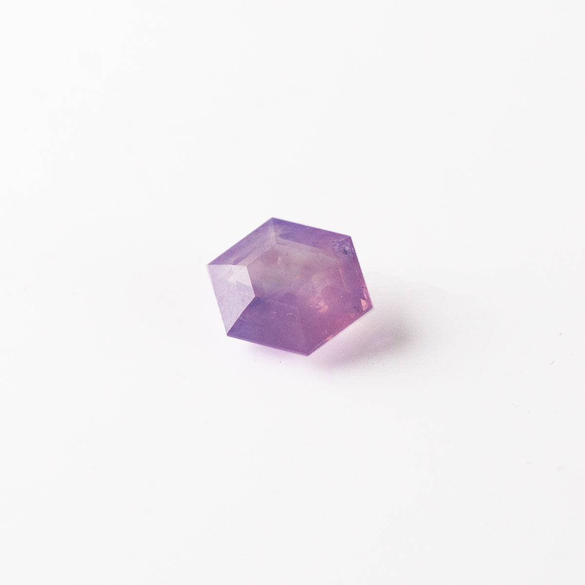 Smokey Purple Pink Sapphire Hexagon 1.21 carats