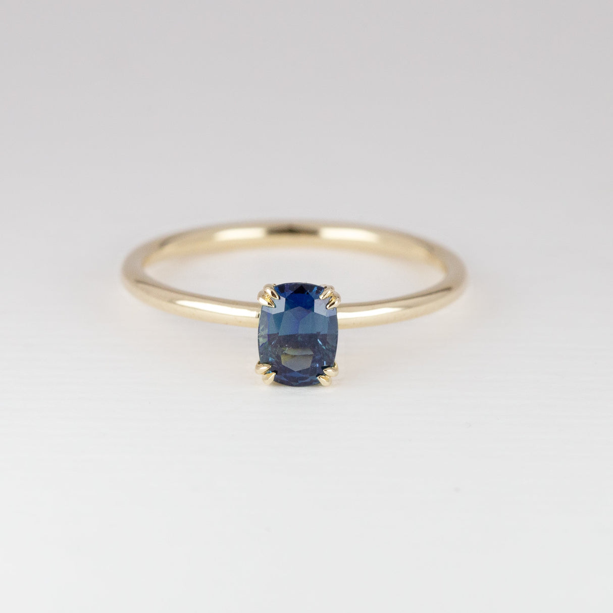Classic Blue Sapphire Tiny Treasure Ring