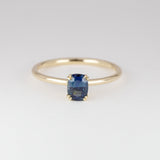 Classic Blue Sapphire Tiny Treasure Ring