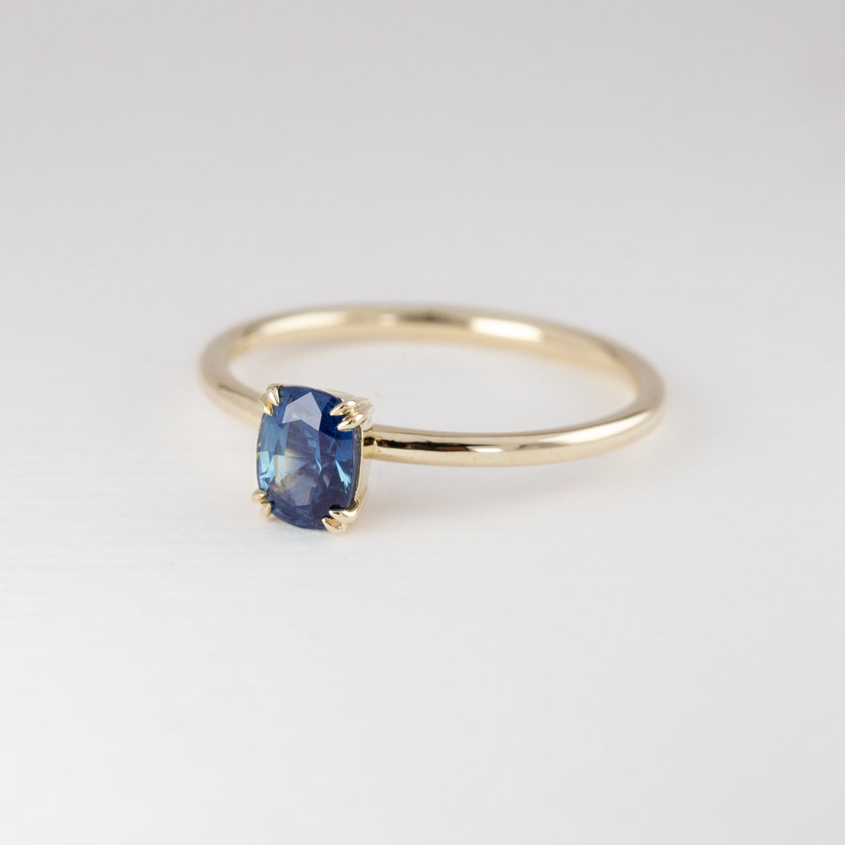 Classic Blue Sapphire Tiny Treasure Ring