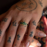 Seven Stars Sapphire Ring