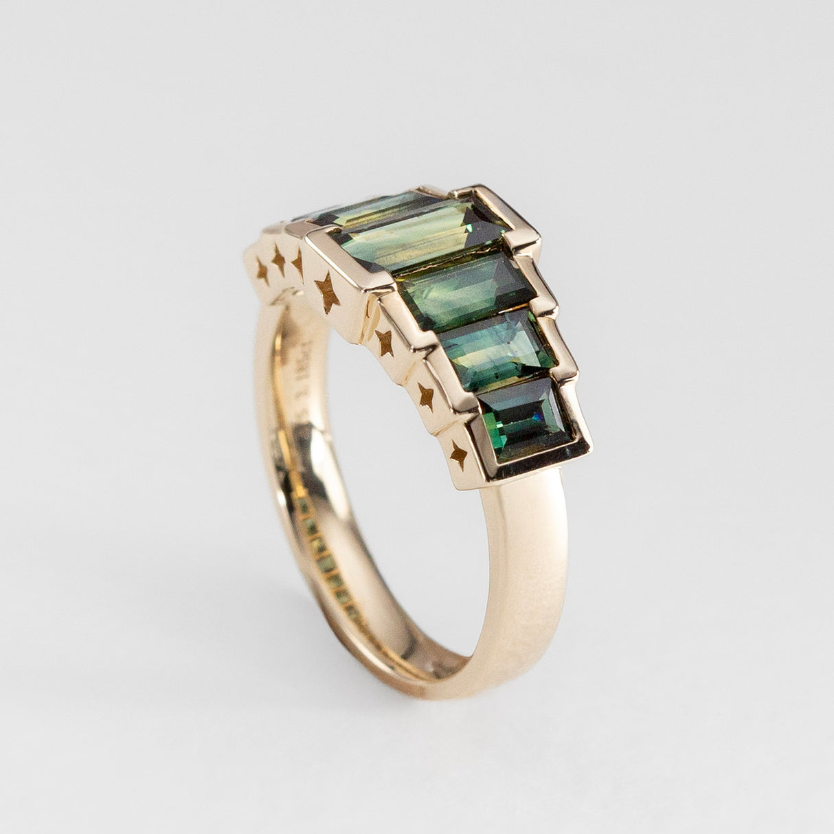 Seven Stars Sapphire Ring