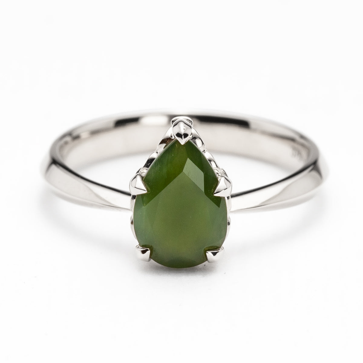 Pounamu Teardrop Ring