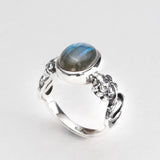 Sirens Ring in Labradorite