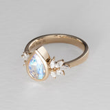Snow Queen Moonstone Ring
