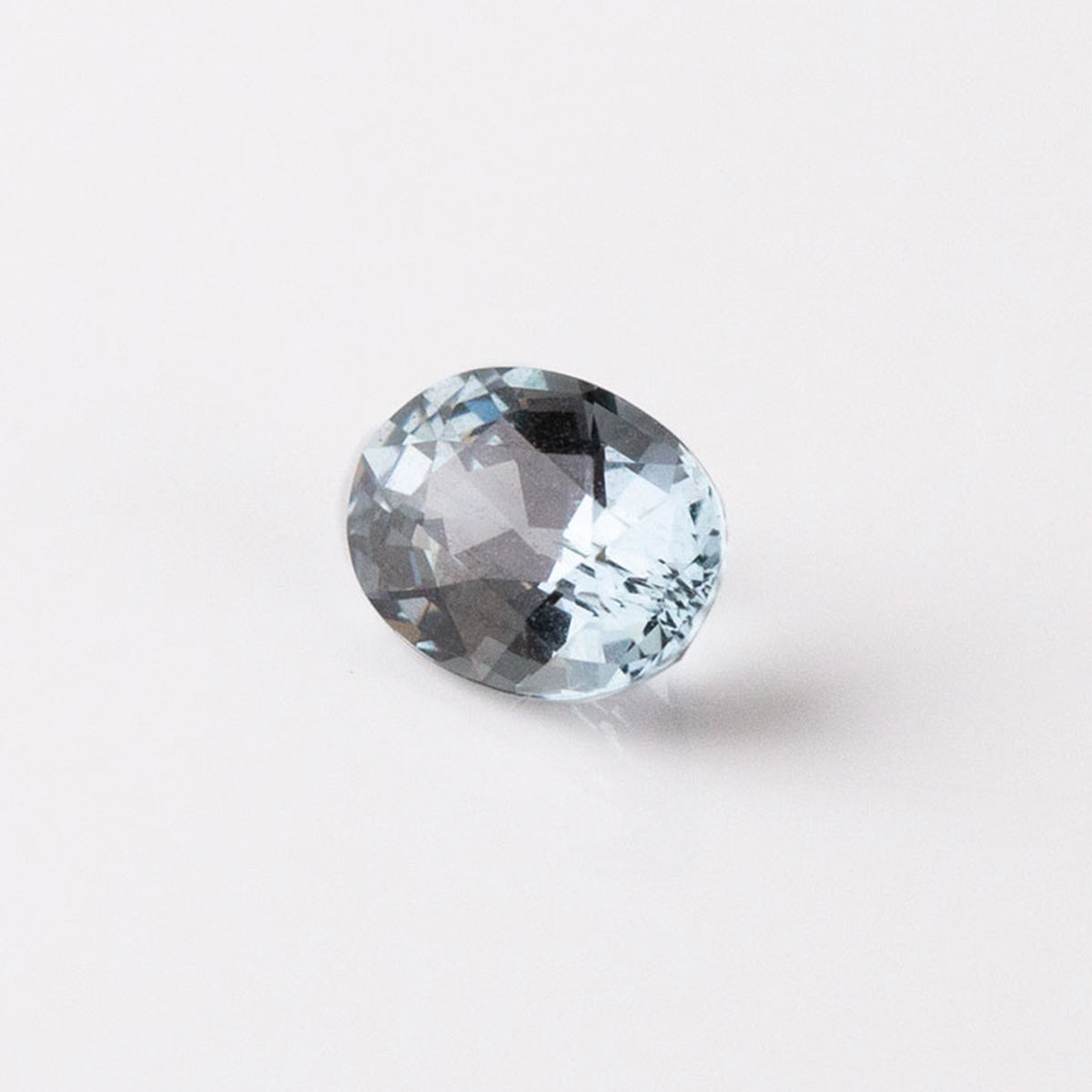 Grey Spinel Oval faceted 0.74 carat