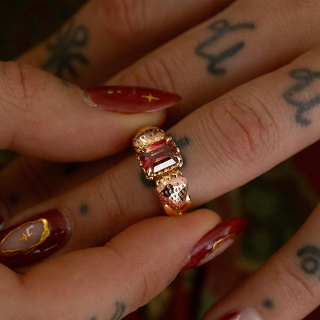 Strawberry Fields Tourmaline Ring