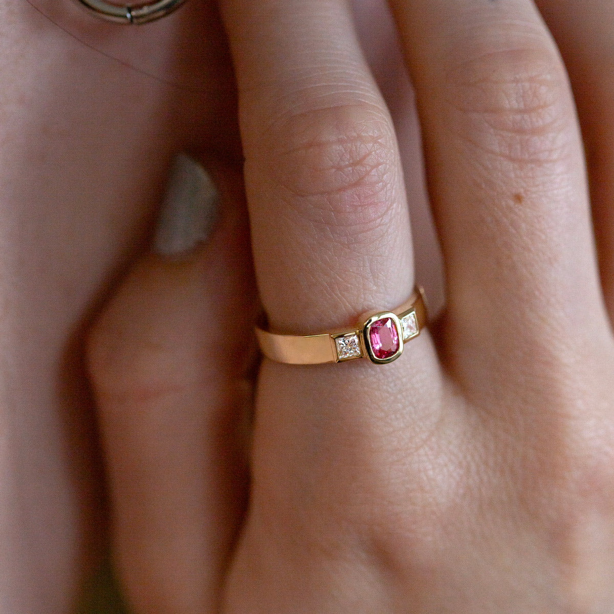 Strawberry Sorbet Spinel Ring