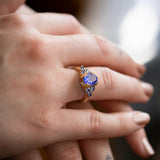 Storm Claw Tanzanite Ring