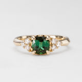 Teal Tourmaline Beetle Ring