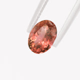 Coral Tourmaline Oval 1.72 carats