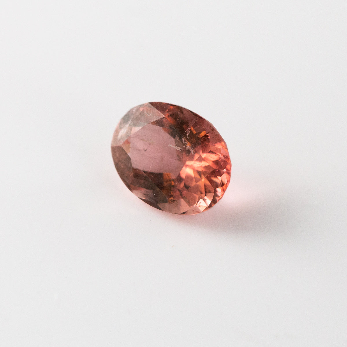 Coral Tourmaline Oval 1.72 carats