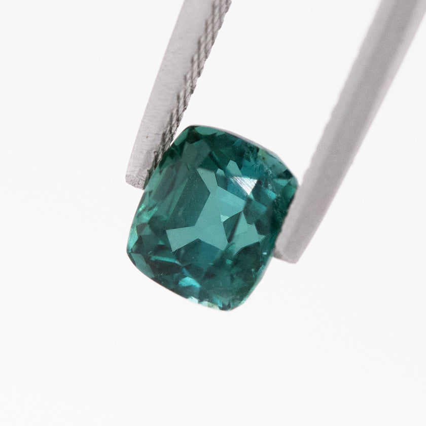 Teal Tourmaline Cushion 2.28 carats Nick Von K