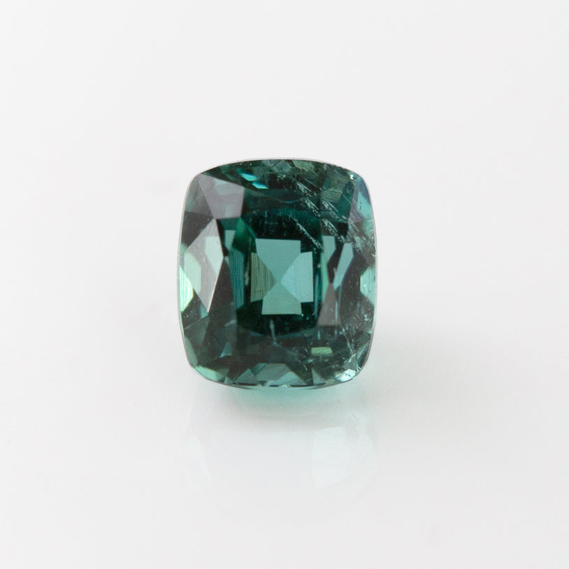 Teal Tourmaline Cushion 2.28 carats