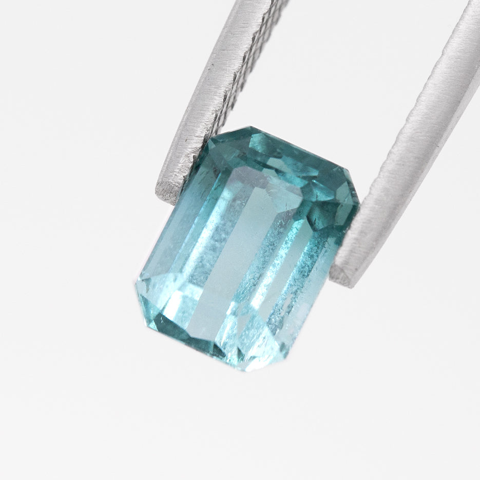 Blue Green Bi-Colour Tourmaline Octagonal 2.89 carats