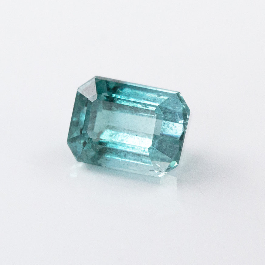 Blue Green Bi-Colour Tourmaline Octagonal 2.89 carats