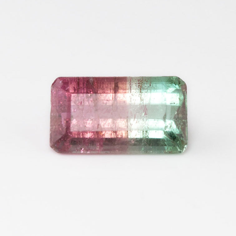 Watermelon Tourmaline Octagonal Step cut 3.24 carat