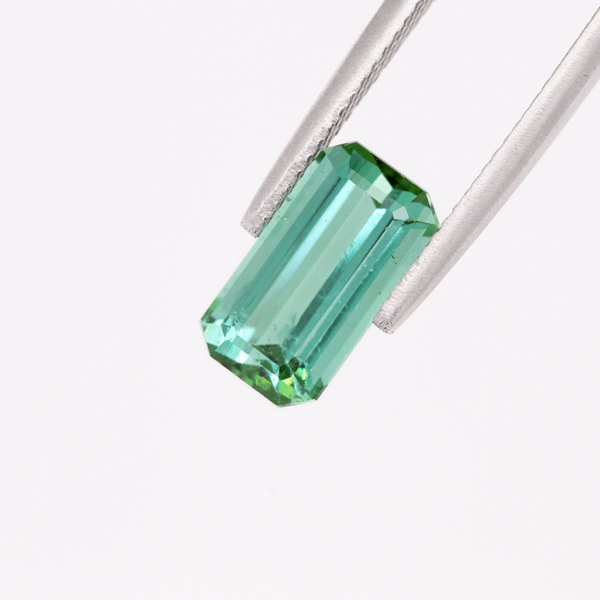 Sea Green Tourmaline Octagonal Step cut 3.68 carat