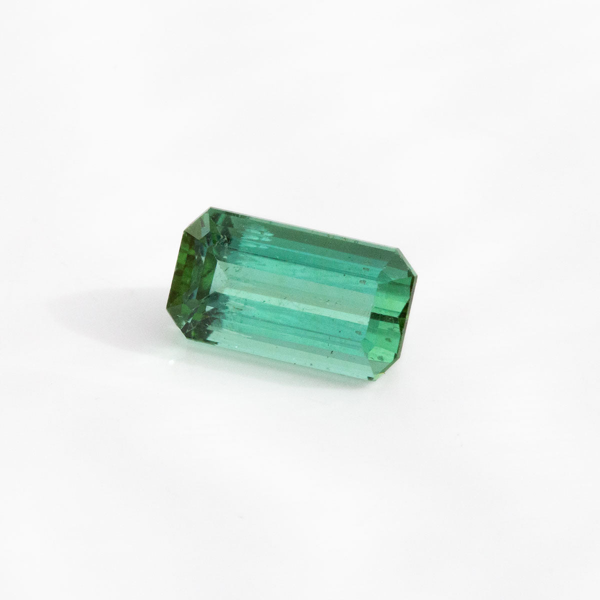 Sea Green Tourmaline Octagonal Step cut 3.68 carat