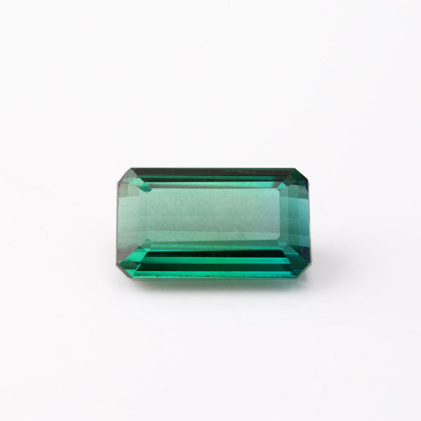 Green Indicolite Tourmaline Octagonal Step cut 4.23 carat