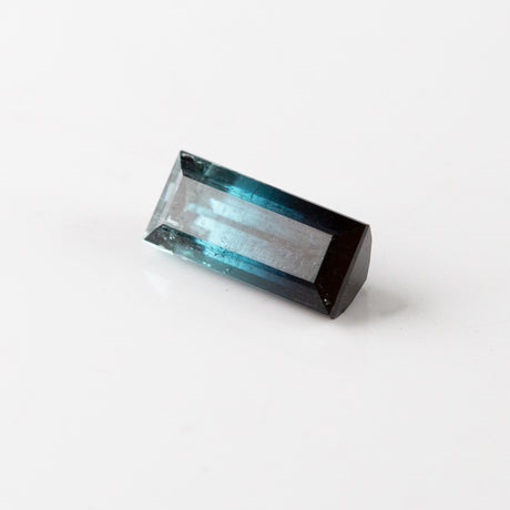 Blue Black Bi-Colour Tourmaline Rectangular Step cut 4.46 carat