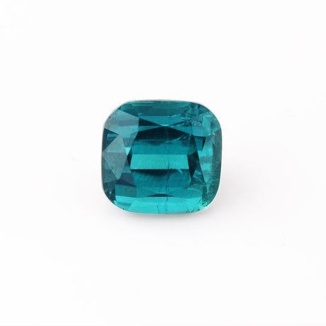 Teal Indicolite Tourmaline Rectangular Cushion cut 5.34 carat