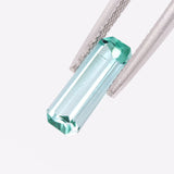 Blue Green Tourmaline Rectangular Step Cut 2.10 carats