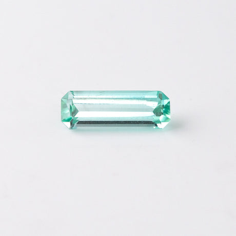 Blue Green Tourmaline Rectangular Step Cut 2.10 carats