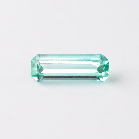 Blue Green Tourmaline Rectangular Step Cut 2.10 carats