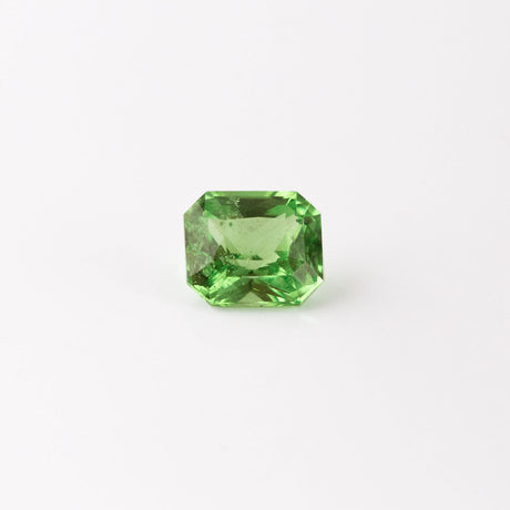 Apple Green Tsavorite Octagonal Brilliant cut 1.07 carat