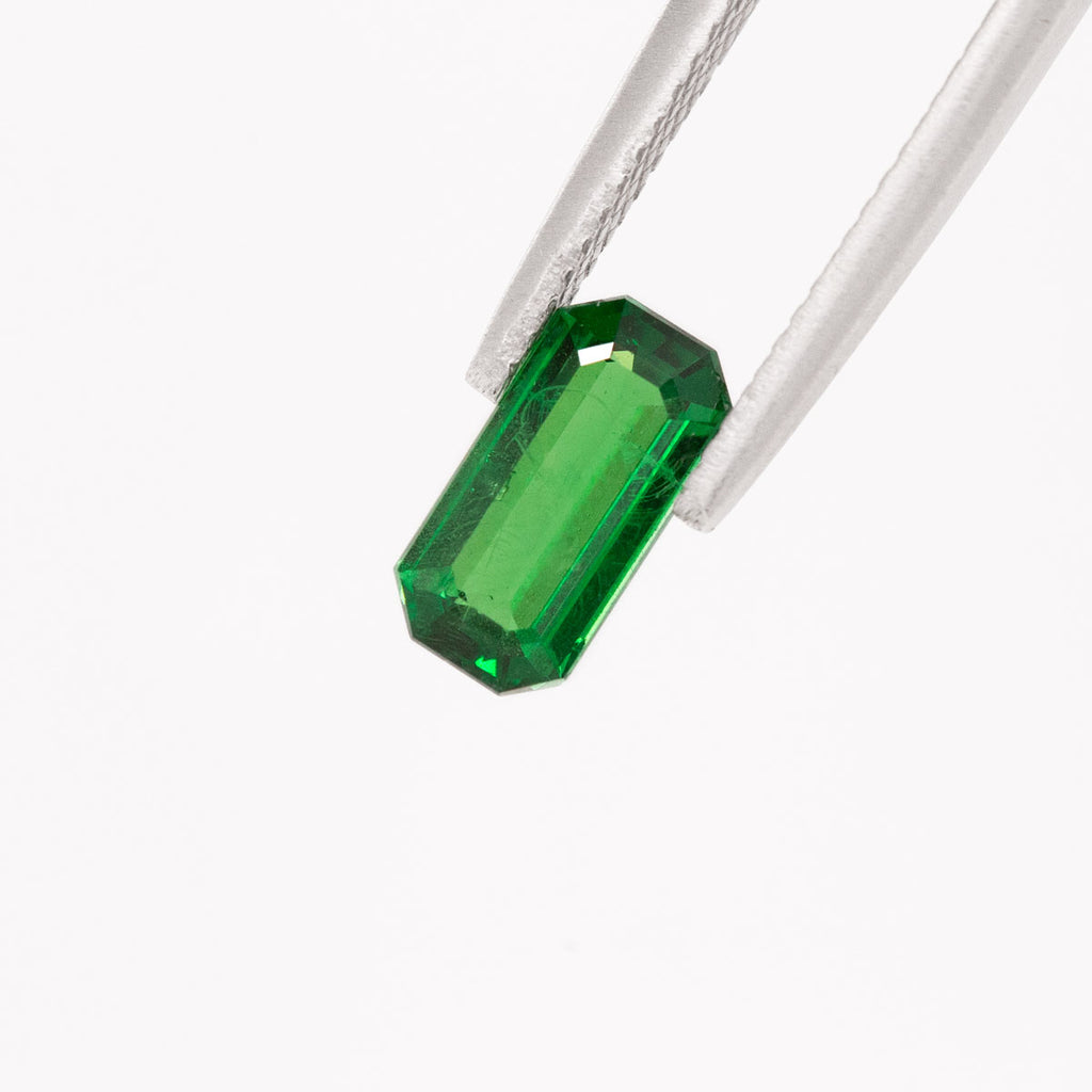 Green Tsavorite Octagonal Step cut 1.51 carat