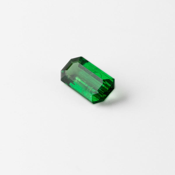 Green Tsavorite Octagonal Step cut 1.51 carat