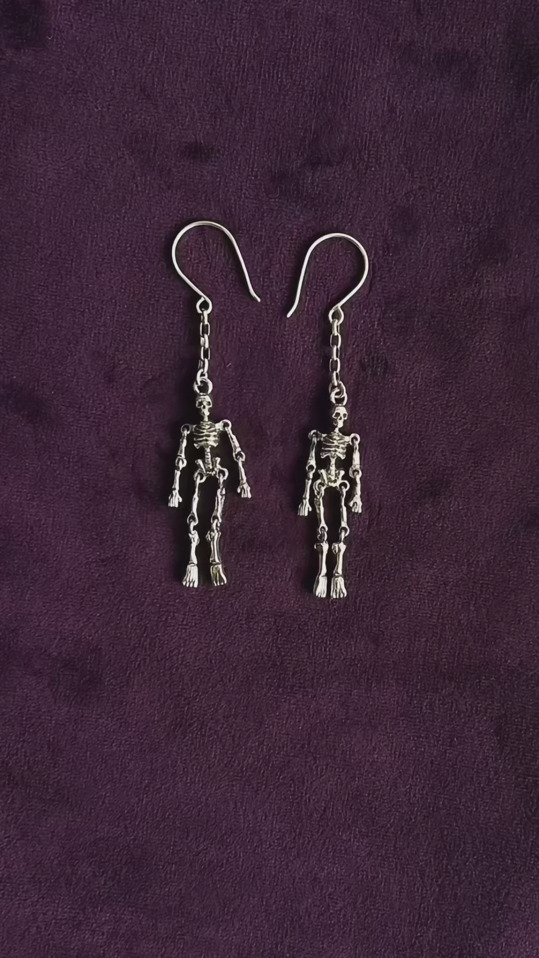 Skeleton earrings