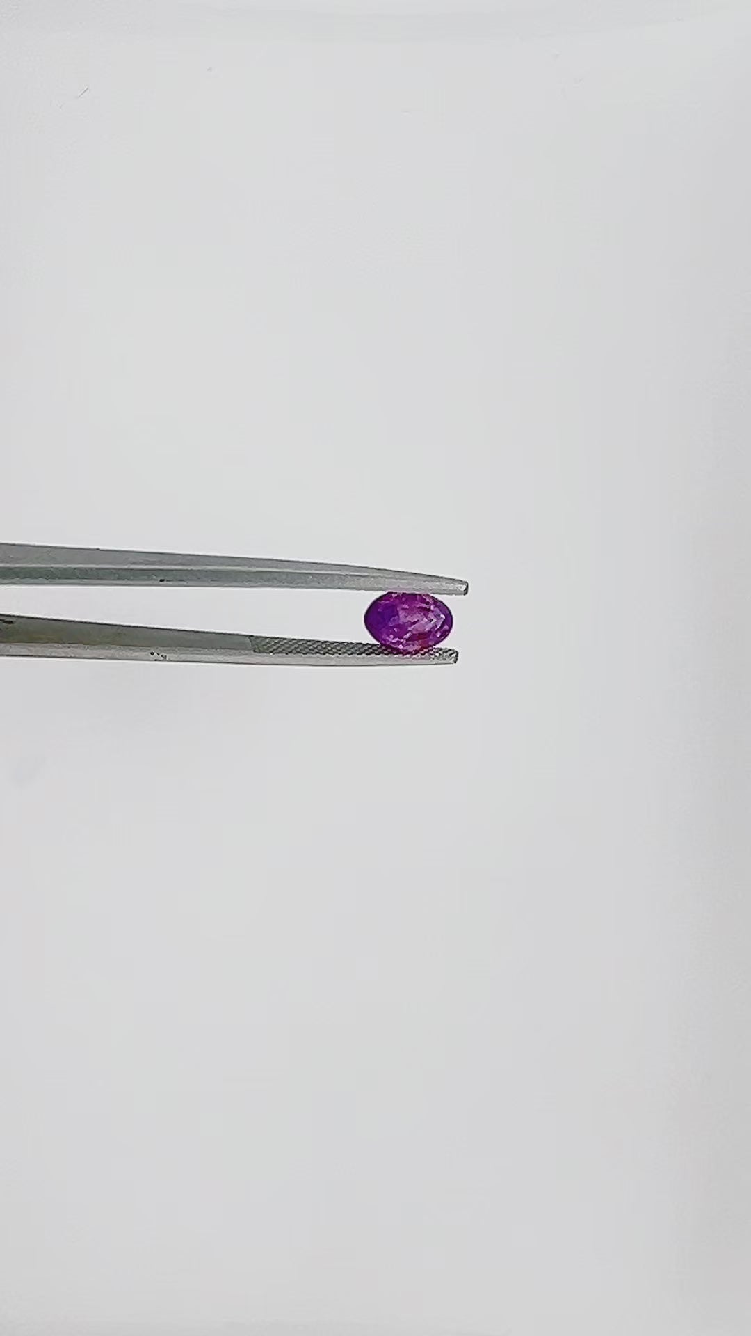 Lipstick Pink Sapphire Oval cut 2.11 carats