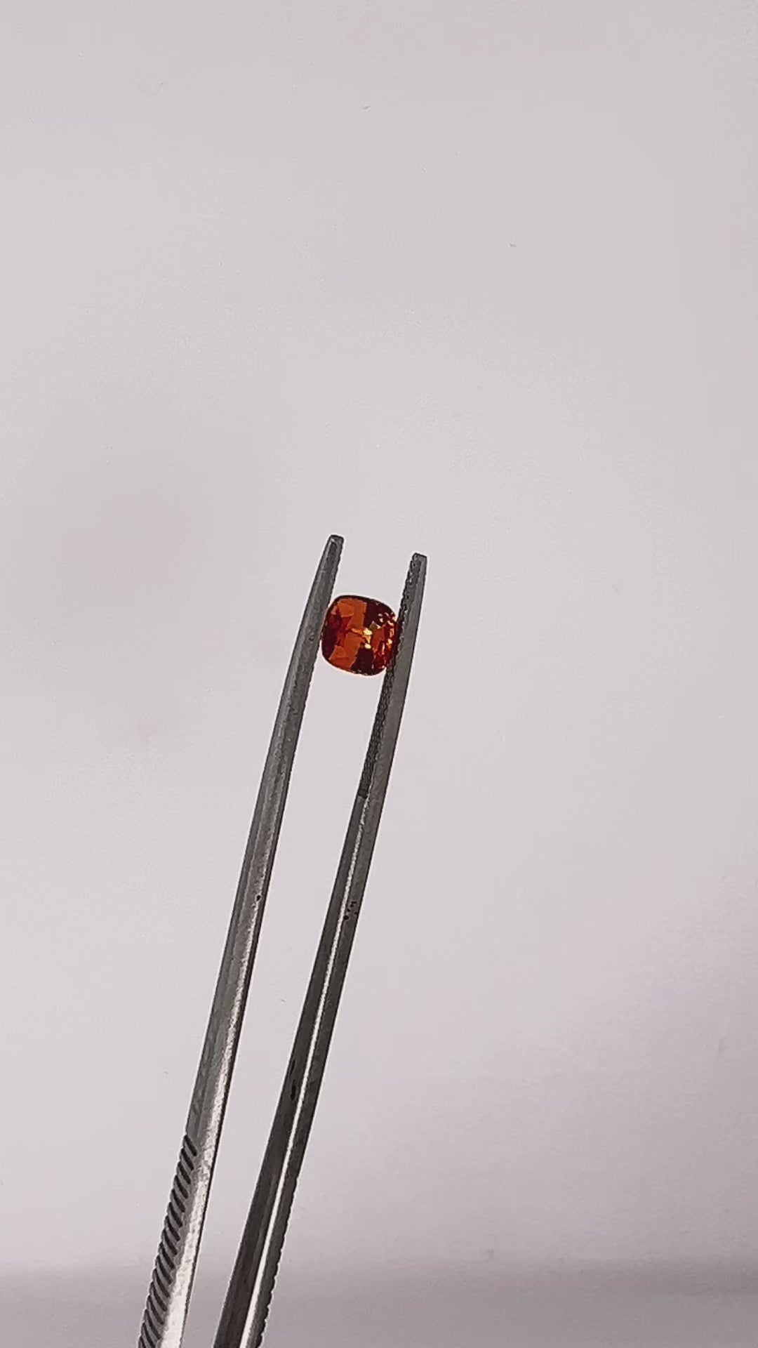 Mandarin Orange Spessartine Cushion Garnet 1.35 carat