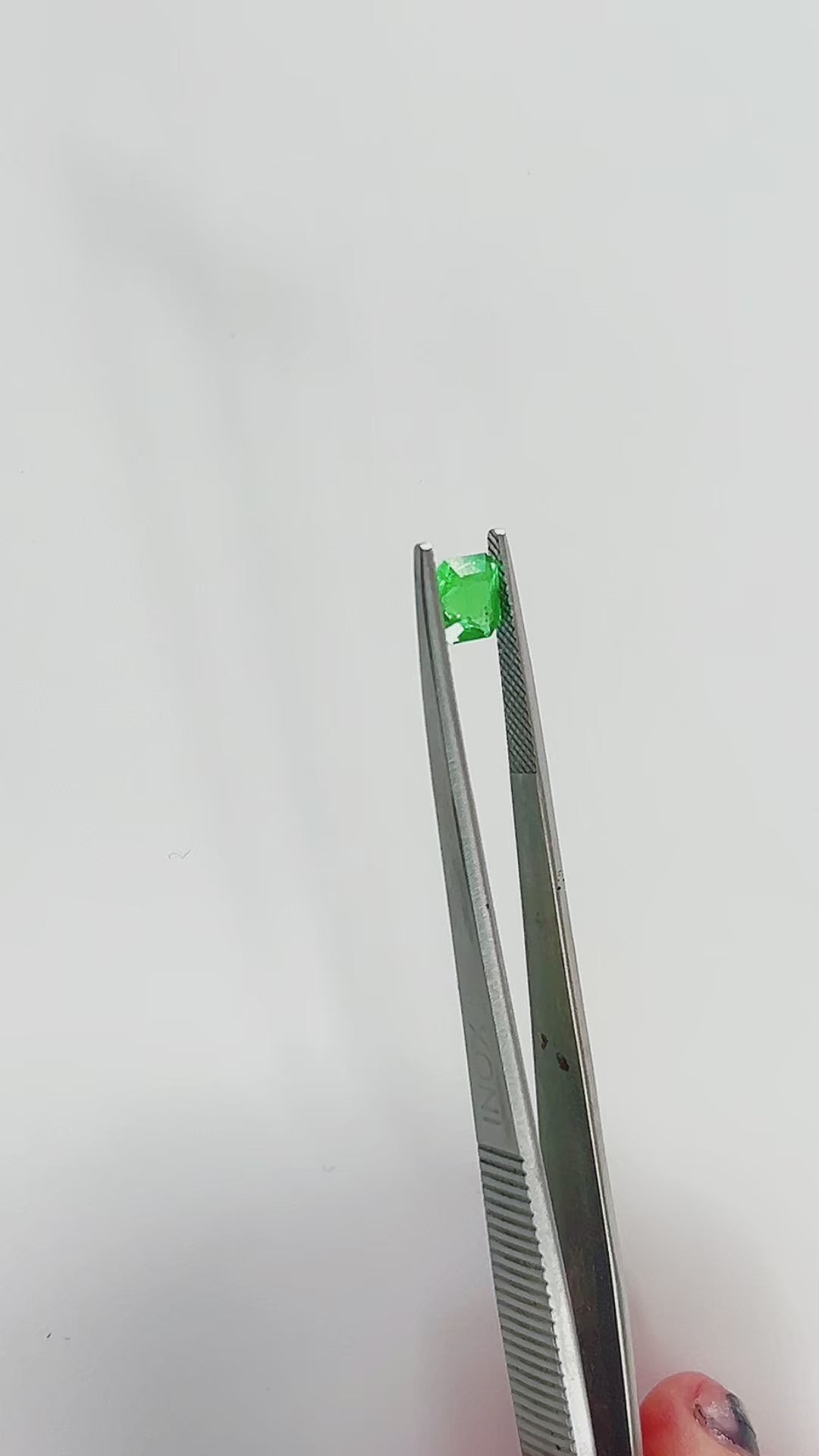Brat Green Garnet Octagonal Step cut 1.63 carats
