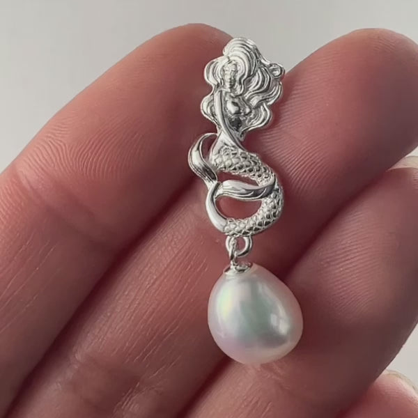 Mermaid Pearl Drop Earrings