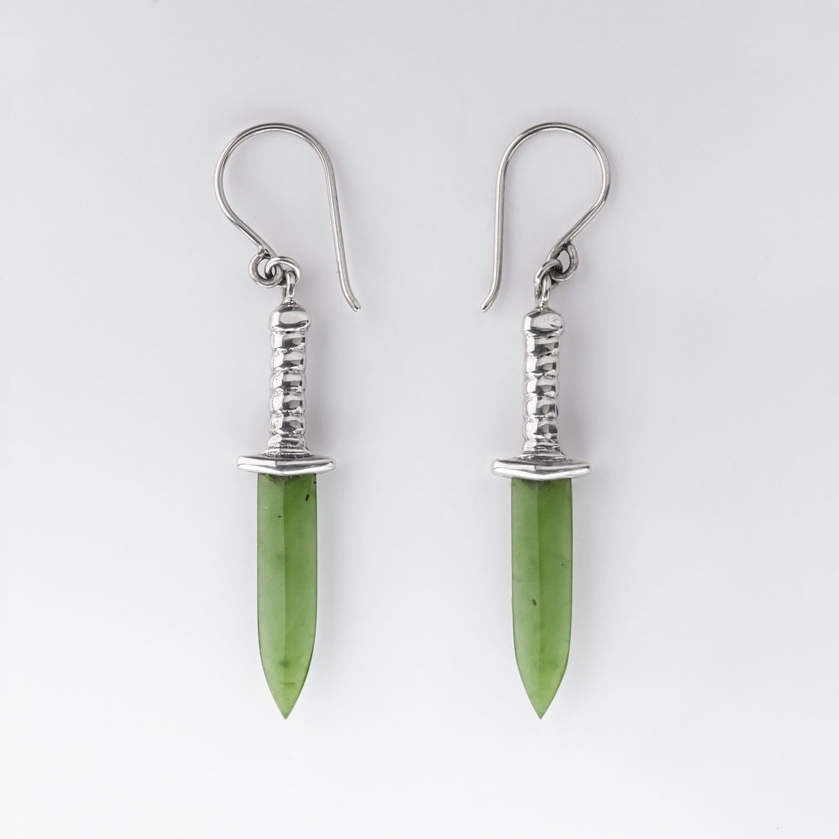 Baby Pounamu Dagger Earrings