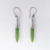 Baby Pounamu Dagger Earrings