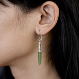 Baby Pounamu Dagger Earrings