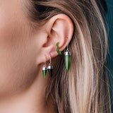 Pounamu Tiny Point Earrings