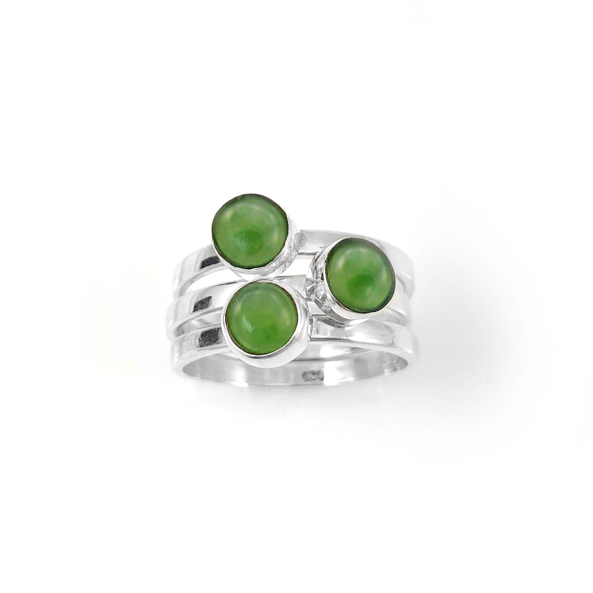 Pounamu 3 Muses Ring