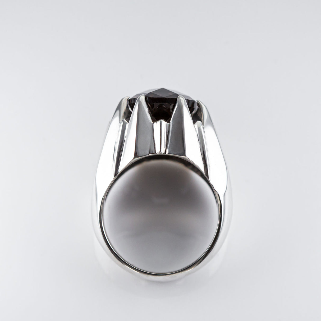 Smokey Quartz Large Star Claw Ring