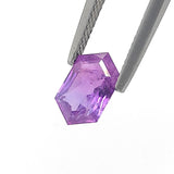 Pinky Purple Sapphire Hexagonal step cut 2.07 carat